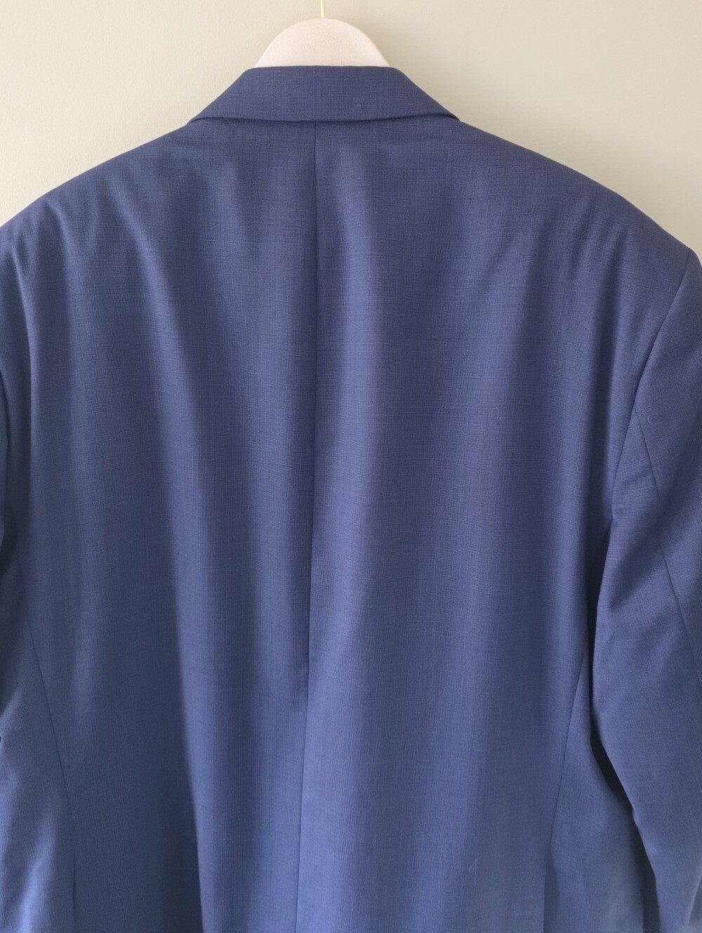 NWOT Lauren Ralph Lauren Navy Textured Weave Wool Blazer Size 48R Old Money - Picture 11 of 16